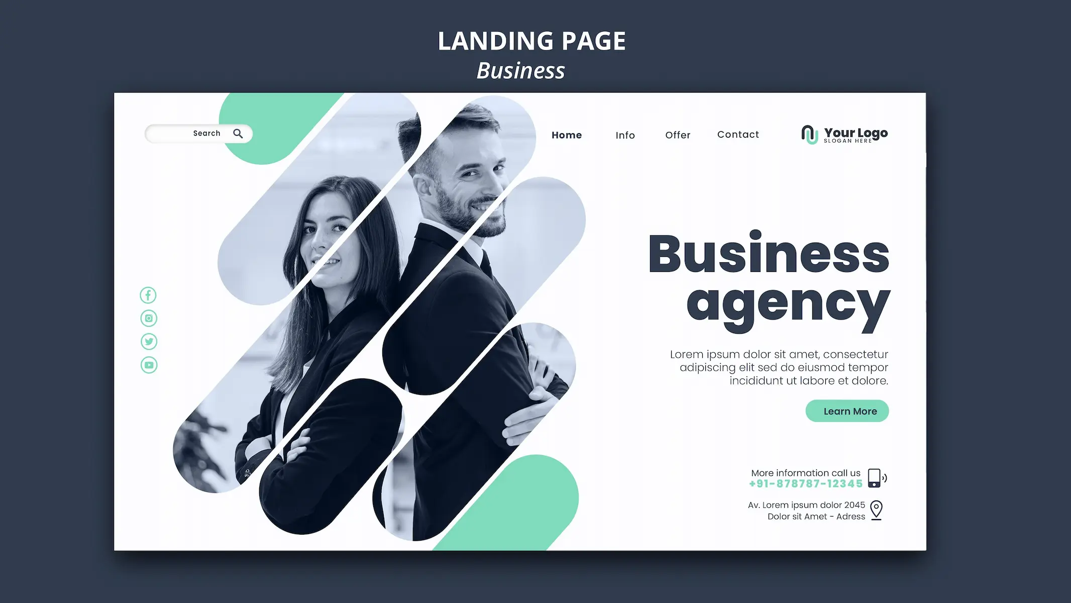 Landing page para tráfico de pago